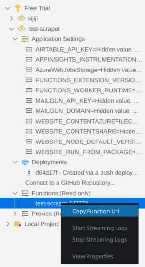 Function url